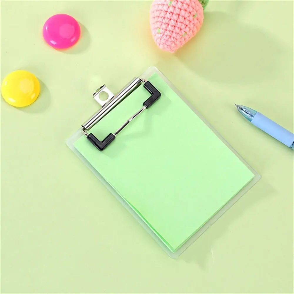 Schulbedarf 50 Blatt Zwischenablage Notizblöcke Schreibblock Papierhalter Clip Ordnerbrett Mini 2-in-1 Notizblock Studenten Geschenk