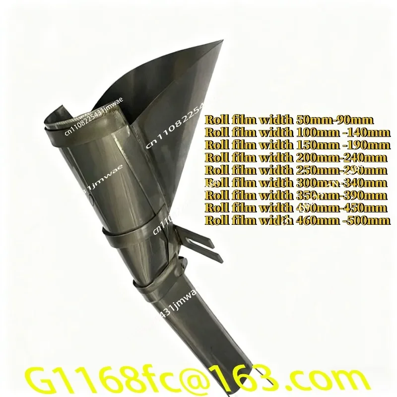 Automatic Vertical 3 Side Seal Bag Making Machine Parts, Stainless Steel Forming Collar Former with Back Material Feeder part