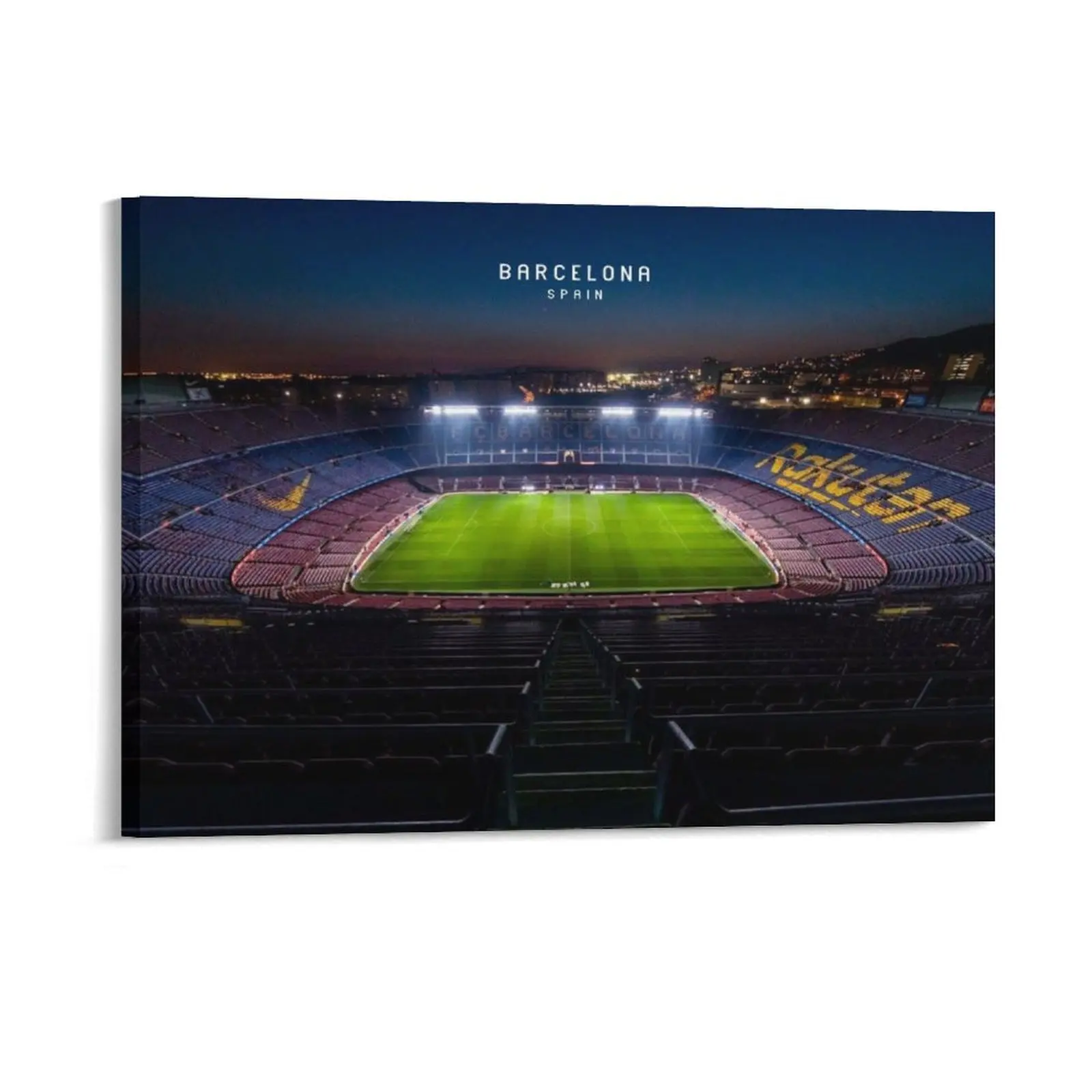Barcelona Canvas Painting Wall Decor Printing Wall Mural Personalized Vintage Framed Wall Paintings