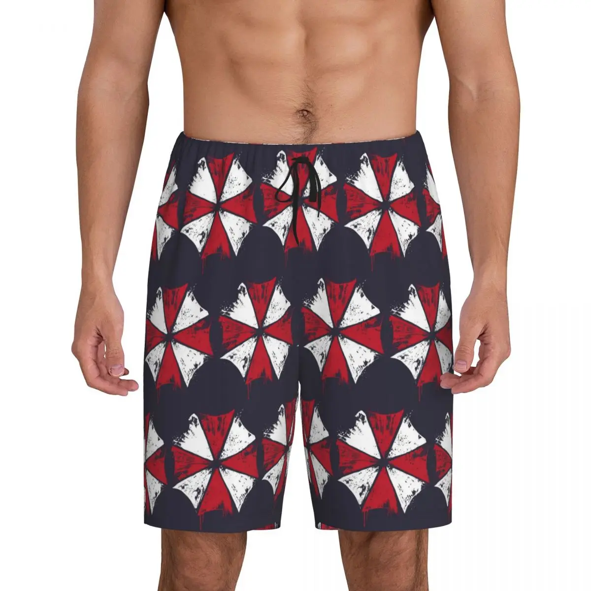 

Мужские короткие пижамные шорты Custom Movie Game Corporation Umbrellas для сна и отдыха