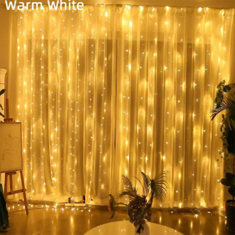 ستارة نافذة ضوء ليد ، زينة الكريسماس ، ضوء إكليل ، ريموت ، يو إس بي ، 5 فولت ، 3 × 3 متر ، مصابيح ليد ، جديدة ، #3