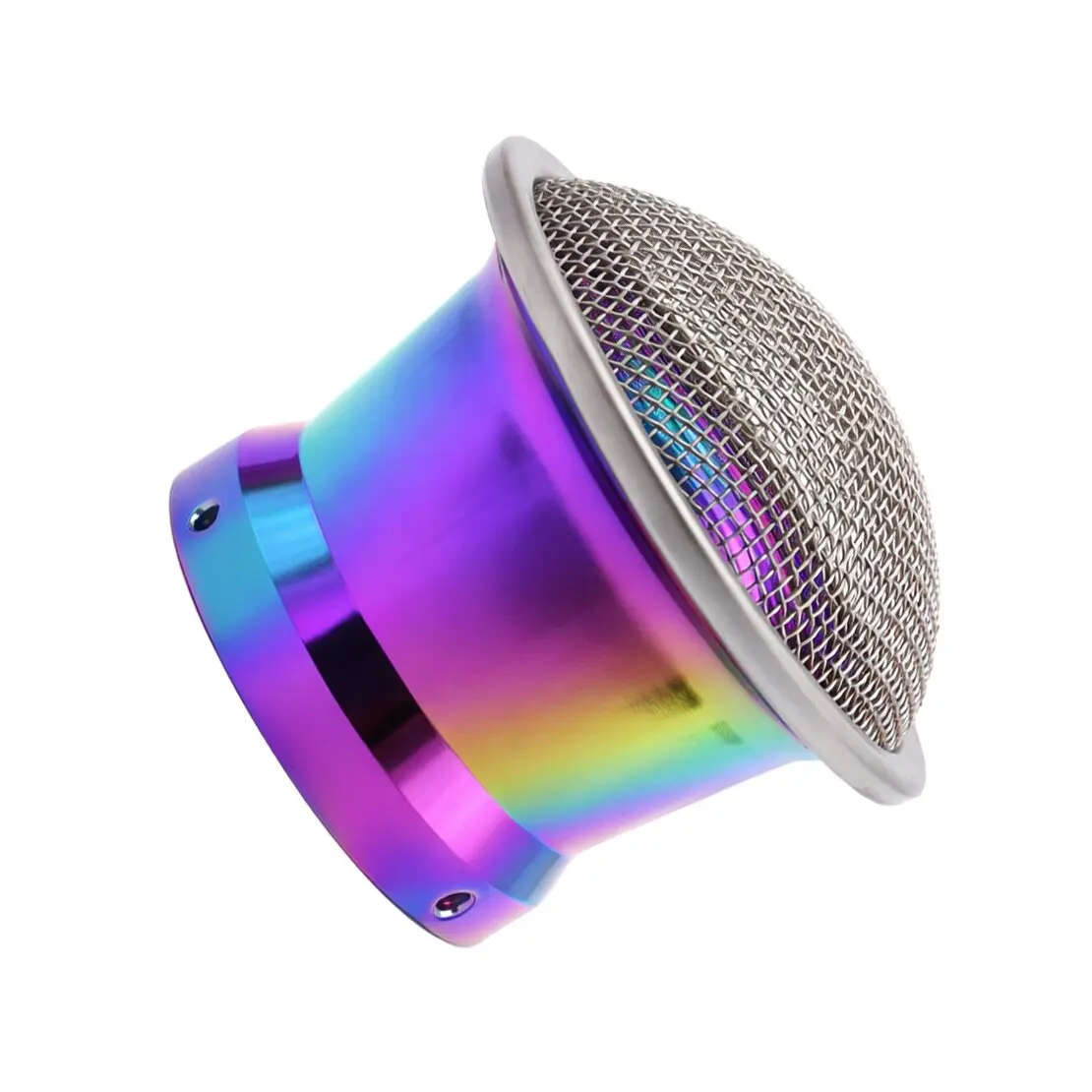 63mm ID Colorful Motorcycle Carburetor Velocity Stack Air Filter Cup With Mesh Screen