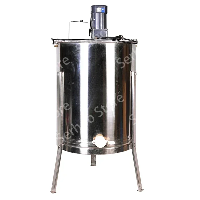 Luxury Stainless Steel 4 Frames Electric Honey Extractor Beekeeping Honey Processing Tool Speed Control Honey Centrifuge Machine