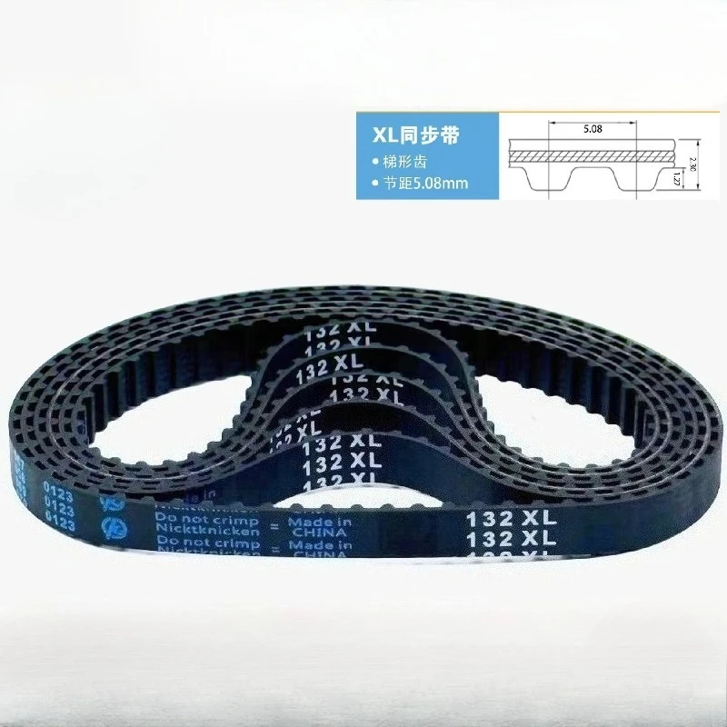 5 قطعة/الوحدة المطاط متزامن حزام XL176/178/180/182/184/186/188/190/192/194/196/198 XL سلسلة الملعب 5.08 مللي متر 6-20 مللي متر العرض #2