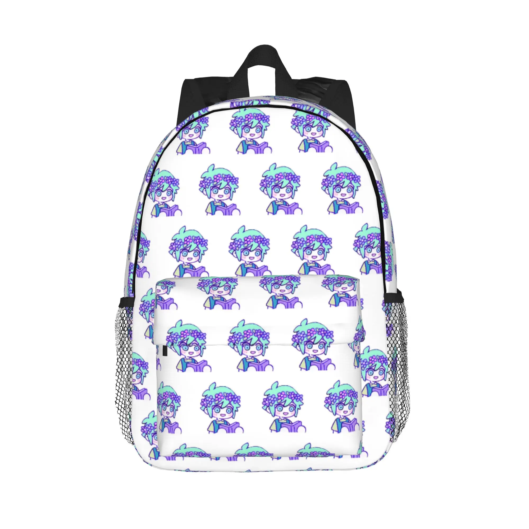 Cute Basil Omori Emote Backpack Hot Sale Daypack Large Capacity Boys Girls BookBag Shoulder Bags for Men Women School Bag