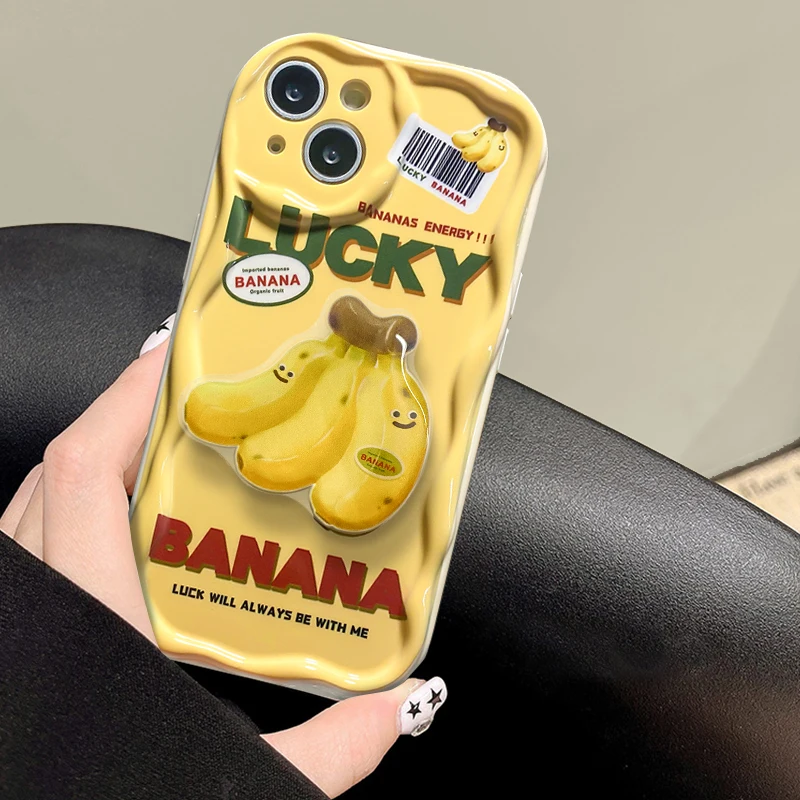 Banana Support Case for Samsung Galaxy A34 A33 A32 A31 A30 A20 A24 4G A23 A22 A21S A20S A14 A13 5G A12 A10S A04E A03 M14 Cover