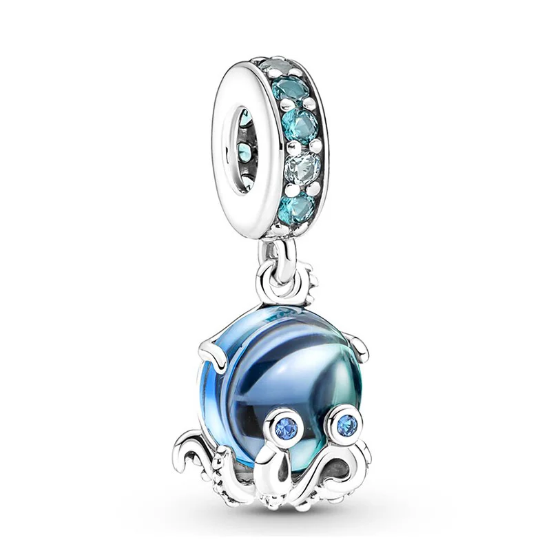 Popular 10PCS/lot Alloy Charm Beads Bracelet Necklace For Women DIY Fashion Jewelry Gifts Accessory Drop-Shipping Wholesale