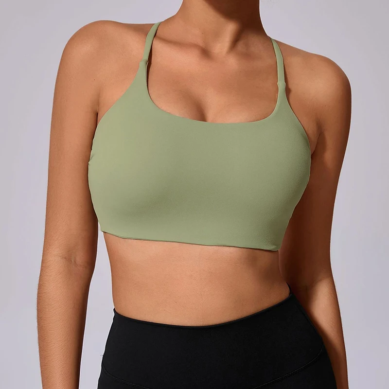Ctenkevet عبر حزام المضادة للصدمات اليوغا الصدرية النساء رياضة الجري ملابس داخلية رياضية الإناث في الهواء الطلق سترة لياقة بدنية النساء عارية الذراعين حمالات الصدر