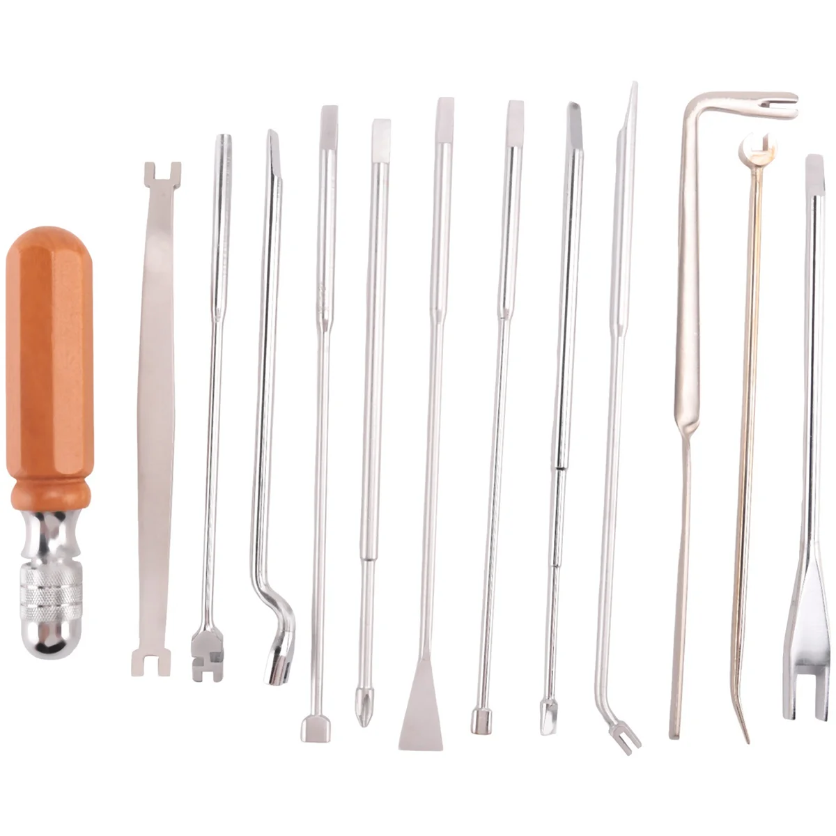 13 pçs ferramenta de afinação de piano ferramenta de manutenção de afinação de piano kit de ferramentas de afinação de piano com chave de afinação