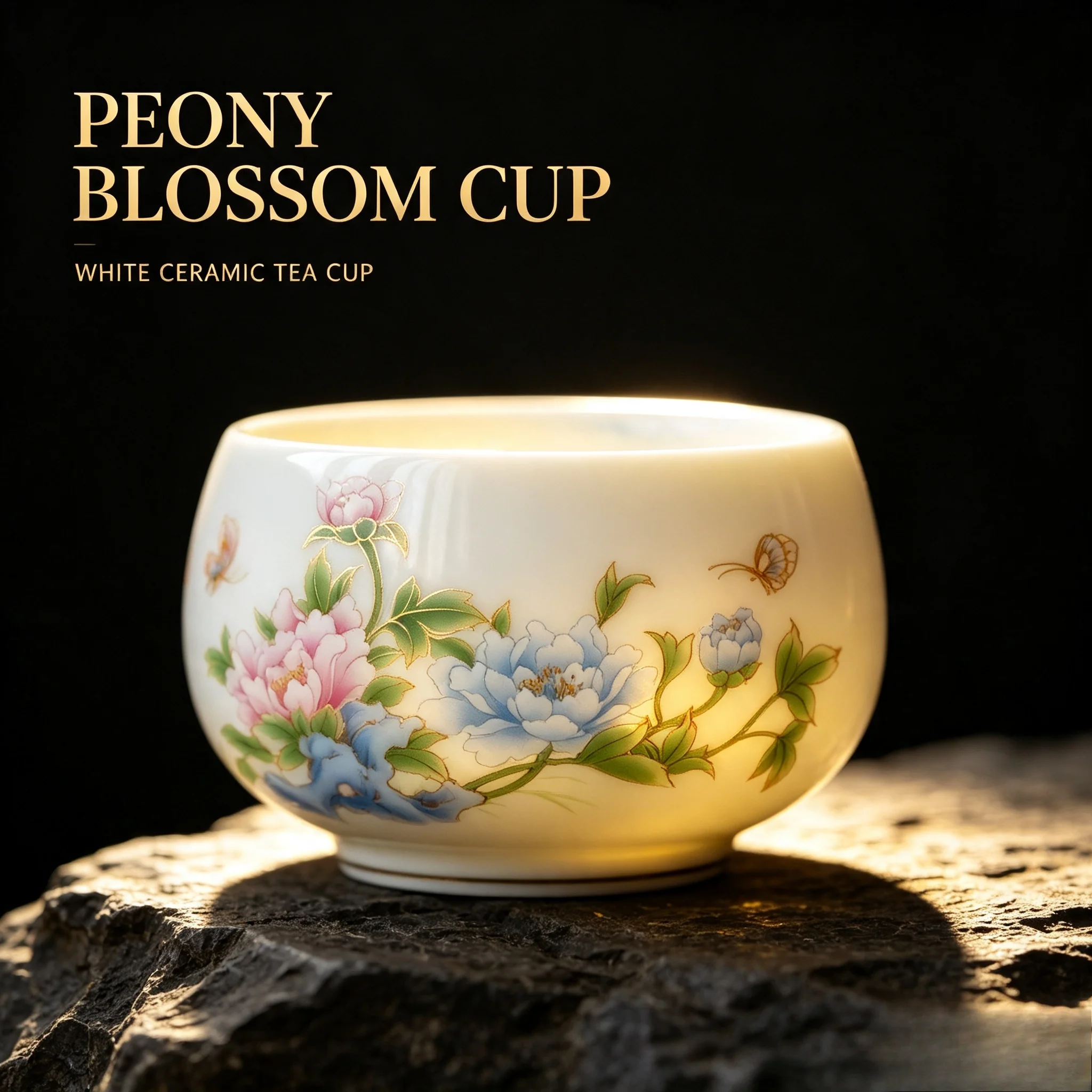 Mutton Fat White Porcelain Master Cup Handmade Ceramic Tea Bowl for Chinese Tea Ceremony Personal Use Luxury Home Decor Gift