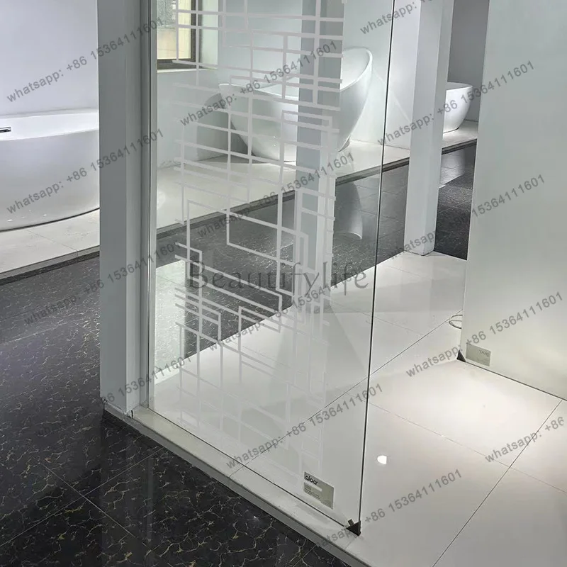 Dry and wet separation frame aluminum glass sheet for shower room and bathroom