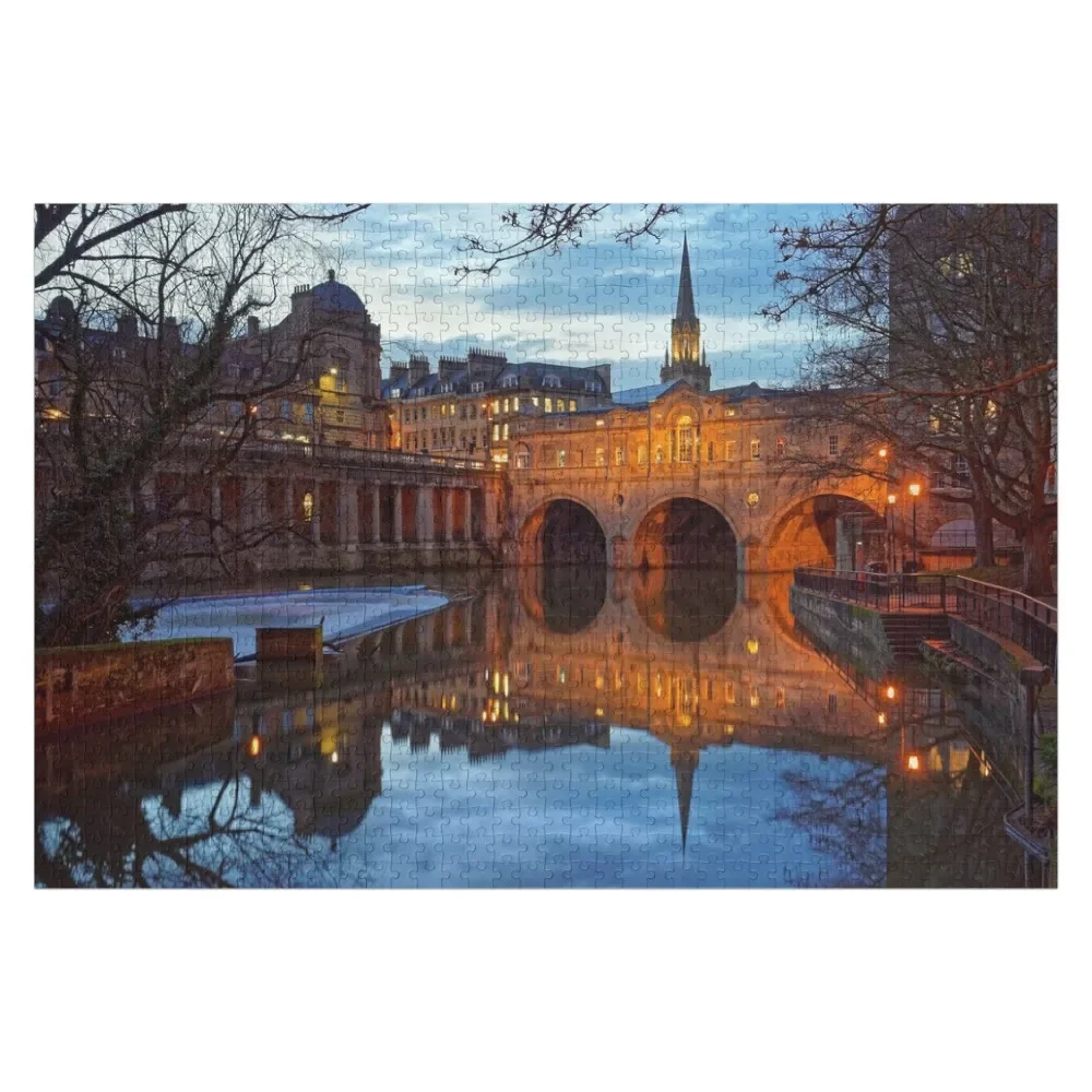 Puzzles personnalisés pour enfants, pont Pulteney et rivière Avon dans le bain, nouveaux jouets de puzzle, cadeaux pour enfants, 2022