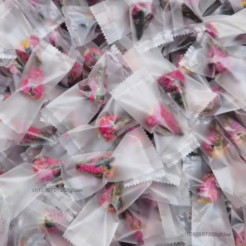 Wholesale independent packaging Dianhong black tea dragon ball transparent bag jasmine dragon ball green tea tea bag handmade