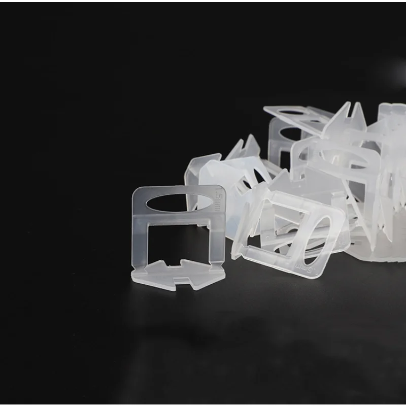 Tile Leveling System Clips 200-1000 Pieces Tile Spacers 1/1.5/2/2.5/3MM for Ceramic Tile Laying Leveling Construction Tools