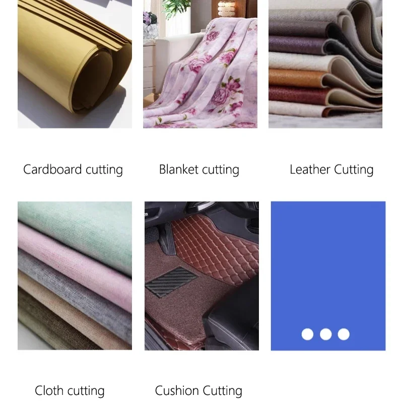 101/126mm Fabric Round Cutting Machine Electric Scissors Cloth Cutting Cordless Electric Scissors Fabric Rotary Cloth Cutter