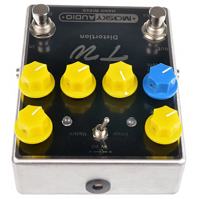 

Педаль эффектов Mosky Audio Tw Distortion для гитары и баса, конденсаторы, резисторы, запчасти и аксессуары для британских гитар