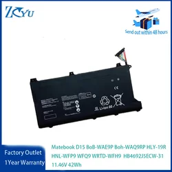 HB4692J5ECW-31 Battery For HUAWEI Matebook D15 BoB-WAE9P Boh-WAQ9RP HLY-19R HNL-WFP9 WFQ9 WRTD-WFH9 11.46V 42Wh