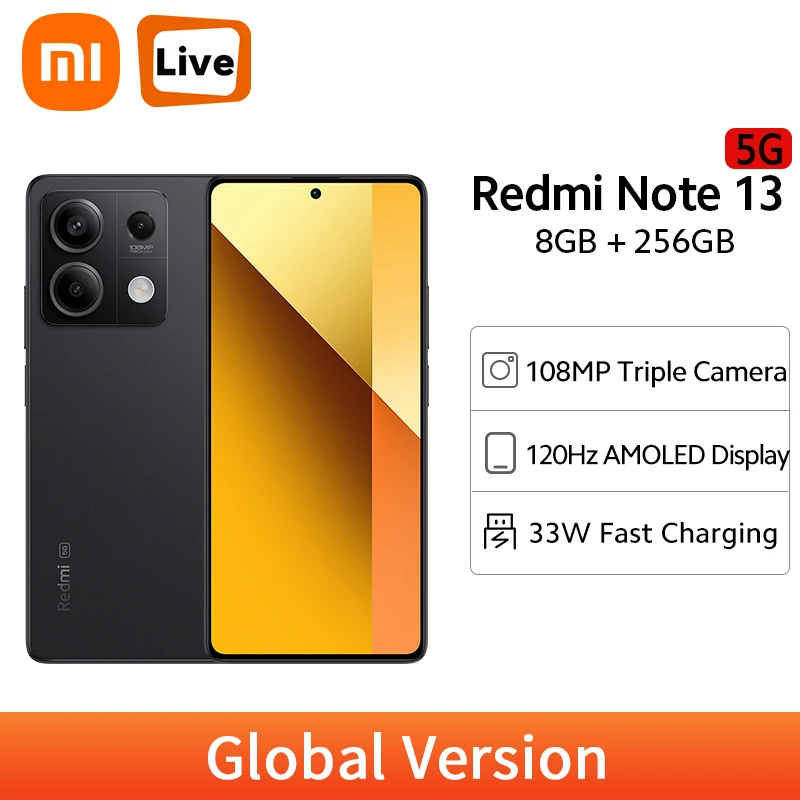 مراجعة تفصيلية لهاتف Xiaomi Redmi Note 13 5G: الأداء، الكاميرات، والشاشة