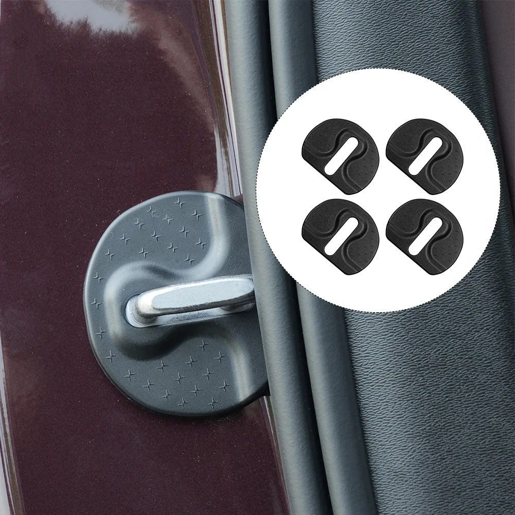 For Volvo Door Protection As Shown In The Figure Car Door Latch Cover Tool-free Installation No Drilling Required