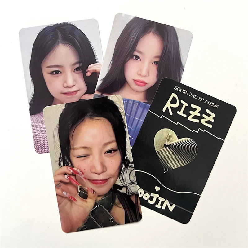 6pcs/set Kpop SOOJIN Album Seo Soo Jin EP RIZZ LOMO Card MonaLisa High Quality Girl Collection Gift Postcard Photo Card