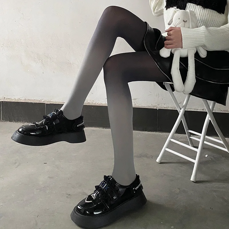 Farbverlauf Frauen Sexy Anime Cosplay Strümpfe Weibliche Lolita Leggings Hängenbleiben Widerstand Farbige Strumpfhosen für Mädchen Strumpfhosen – Detail 2