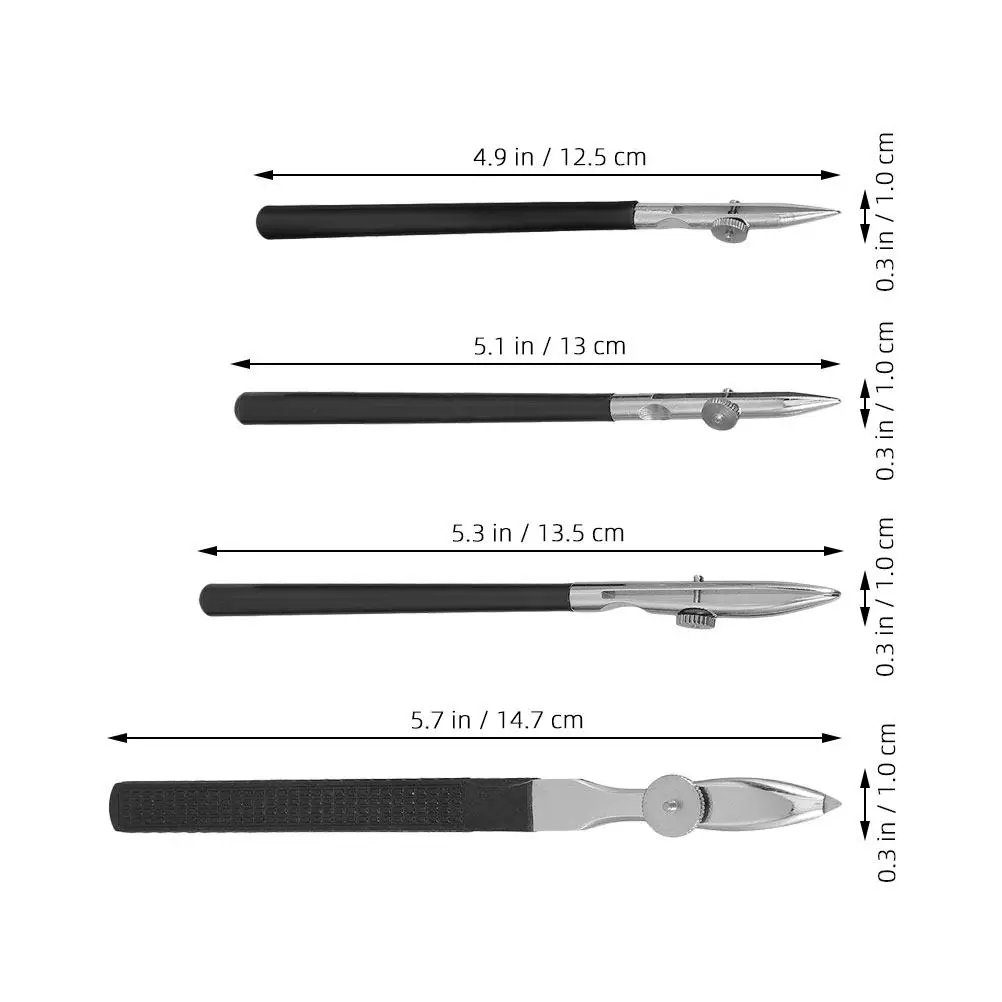 8Pcs Adjustable Art Ruling Pen Versatile Fine Line Drawing Tool for Technical Drafting Illustration Watercolor Outlining Detail