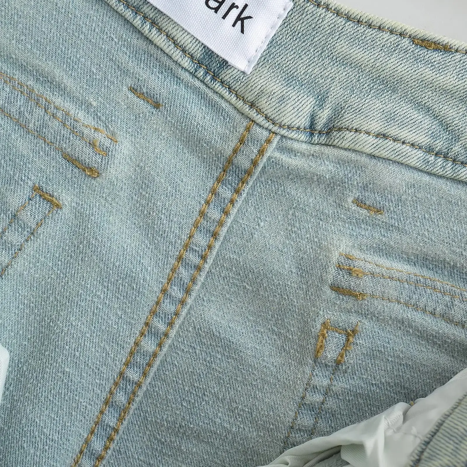 Retro American Flared Denim Jeans Women's Elastic V Waist Fce-lined Bootcut Pants Slimming Bodycon  Flare Pants