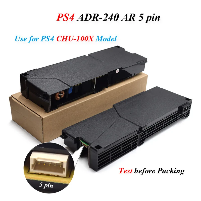 Power Supply Adapter ADP-240AR ADP 240AR For Playstation4 Console 5PIN Replace N14-240P1A For PS4 1000