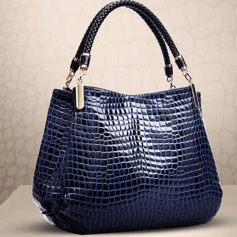 2022 Hot Women Alligator Bag Luxury Handbags Women Bags Designer Handbags Crocodile Sequined Ladies Shoulder Hand Bags