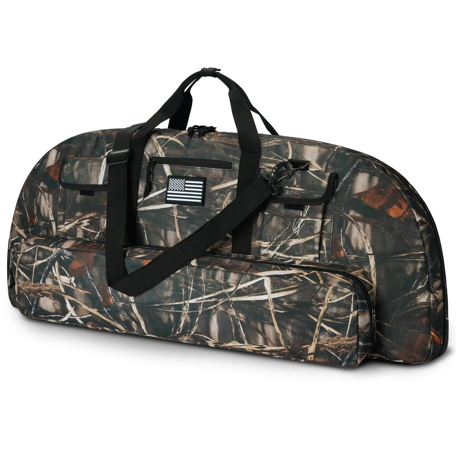 

CVLIFE 37" Compound Bow Case Bow Bag Soft Arrow Light-Weight Backpack Strap Shoulder Archery Pocket Padding Protection