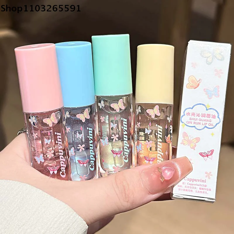 Cappuvini Moisturizing Water-Light Lip Gloss – Featuring Shimmer Jelly Effect, Mirror-Like Finish, And Crystal-Clear Hydration