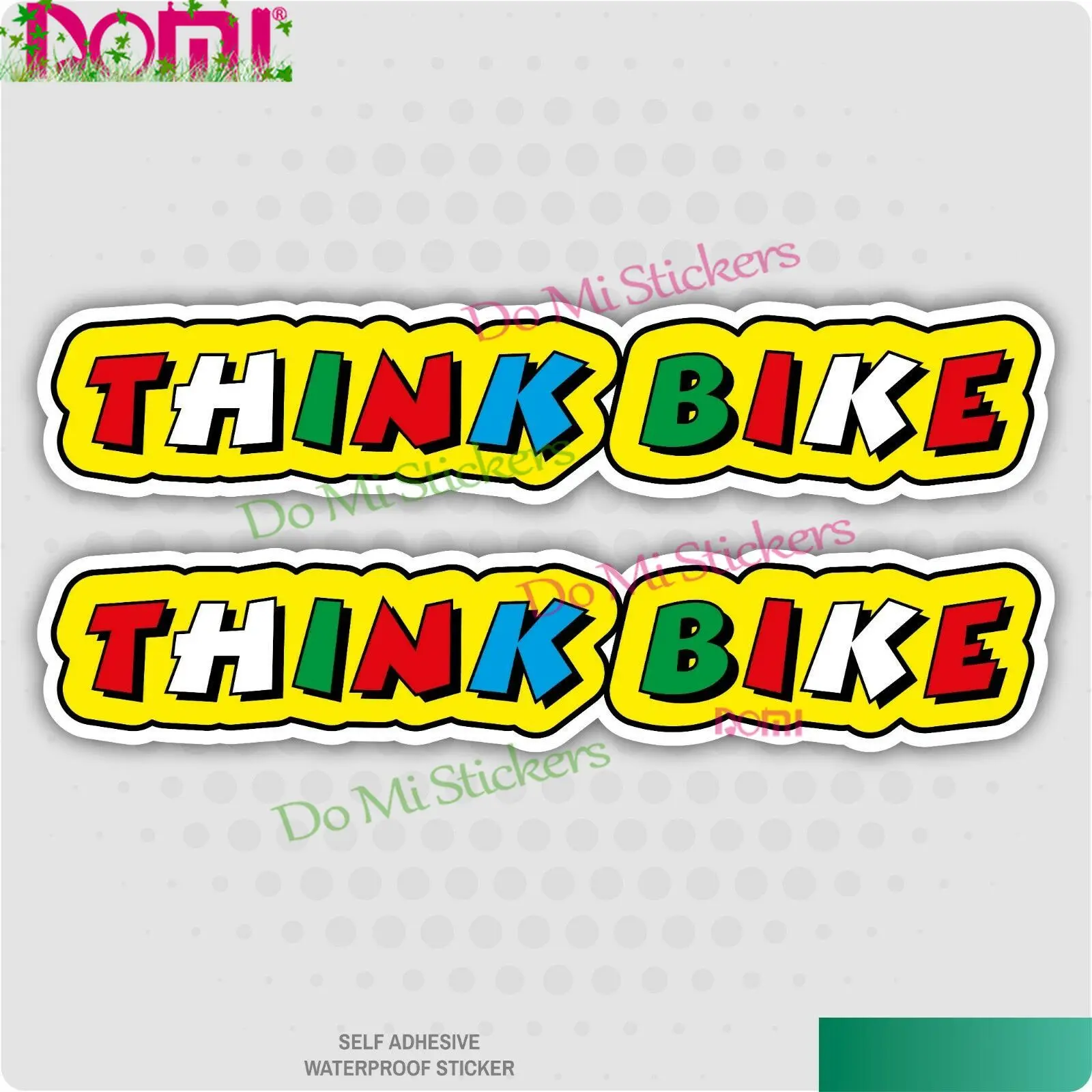 2 × روسي نمط فكر الدراجة ذاتية اللصق سيارة شاحنة HGV ملصق ممتص للصدمات جودة غطاء الفينيل مقاوم للماء ملصقات السيارات البلاستيكية JDM