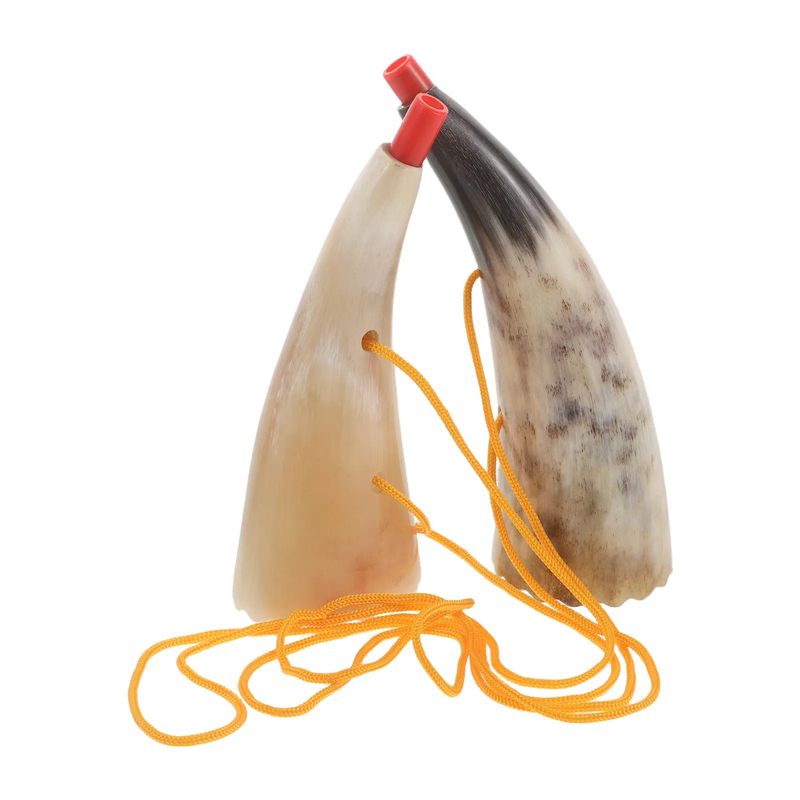2pcs Sports Cheering Horn Props Festivals Trumpet Bull Horn For Celebration Party Noise Maker Cheering Prop 5.7/6.7 Inch