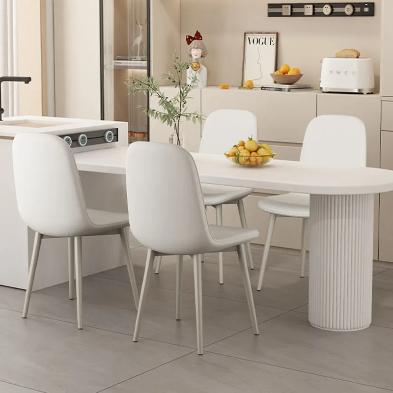 Minimalist French Dining Chair European Designer Modern White Dining Chairs Nordic Vintage Lazy Muebles De Cocina Home Furniture