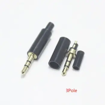 1/2/3/5 ks 3,5mm audio kabelový konektor 2 3 4 pólový mono stereo zástrčka samec/samice jack prodlužovací kabel AUX pro sluchátka DIY oprava 30 cm 10 nejlepší prodej 3,5mm jack 4pólový - №7