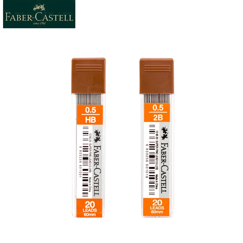 Germany Faber Castell Graphite Lead Mechanical Pencil Refill Automatic Replace Pencil Lead Erasable 0.5/0.7mm HB/2B Promotion