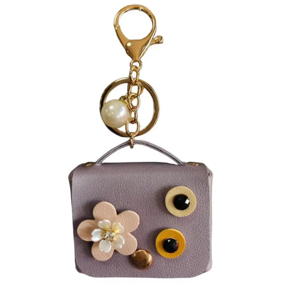 لطيف الزهور حقيبة التخزين الصغيرة المفاتيح موضة حقيبة يد فاخرة قلادة حقيبة الديكور محفظة نسائية للعملات المعدنية حقيبة الملحقات #4