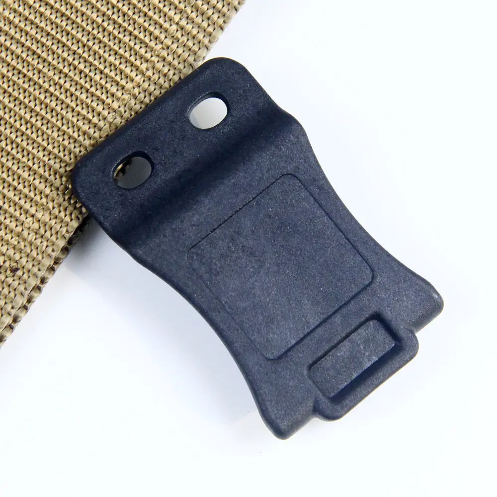 1.5" Belt Loop Kydex Sheath Holster Pouch Clip Slotted Holes Attachments With Mounting Hardware Quick Fold Over Loop Clip