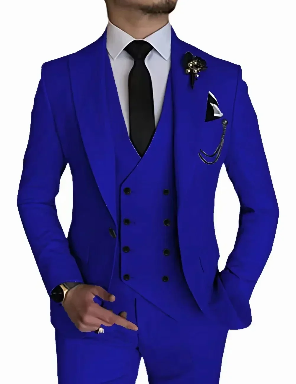 royal blue 3pcs