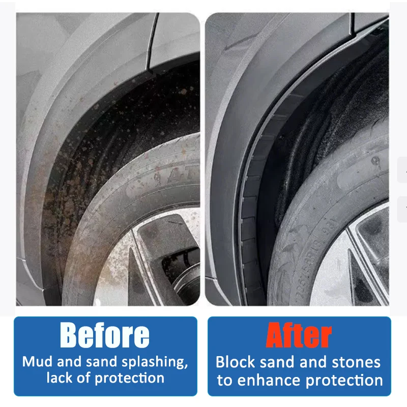 مصدات مبطنة تلقائيًا لسيارة Hyundai Tucson NX4 N-Line LWB 2025 2024 2023 2022 واقيات الطين المضادة للتجمد واقيات الطين الملحقات الخارجية #4