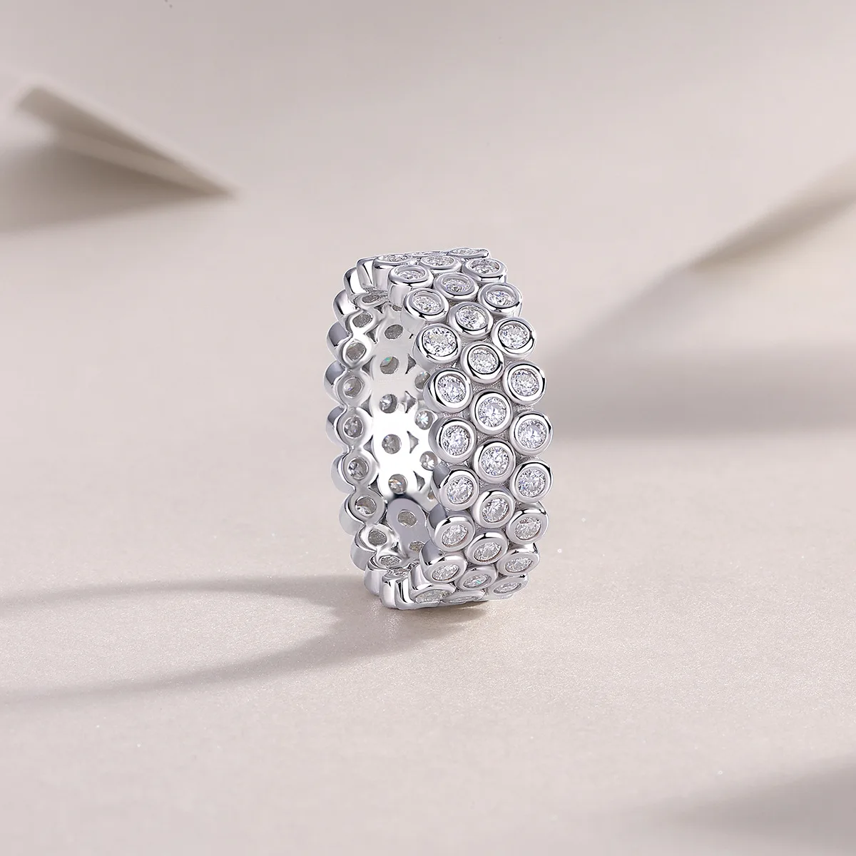 The magic ring telescopic ring female bracelet sterling silver niche design premium feeling finger ring 2025 new tide net red