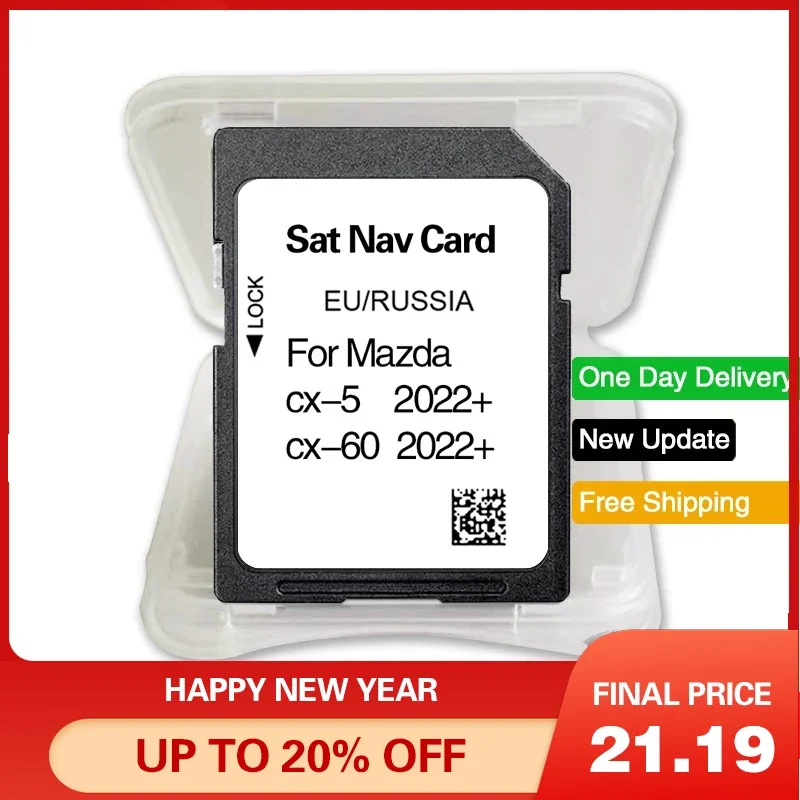 

Navigation SAT NAV for Mazda CX-5 CX-60 2022+ GPS SD Card Map Russia Europe Map 2022+ Latest Update KAAA66 Free Delivery Cost