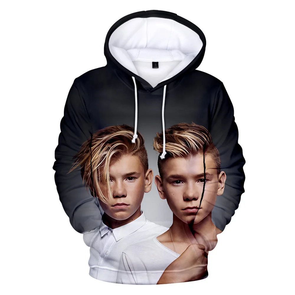 2023 NEW Marcus and Martinus 3D Print Hoodies Women Men Fashion Casual Hooded Sweatshirts Harajuku Streetwear Oversized Hoodie