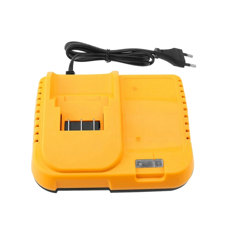

A27Q-Battery Charger Replacement Fit For Dewalt Lithium Battery / DCB200 DCB201 DCB609 DCB182 DCB204 Battery Charger EU Plug