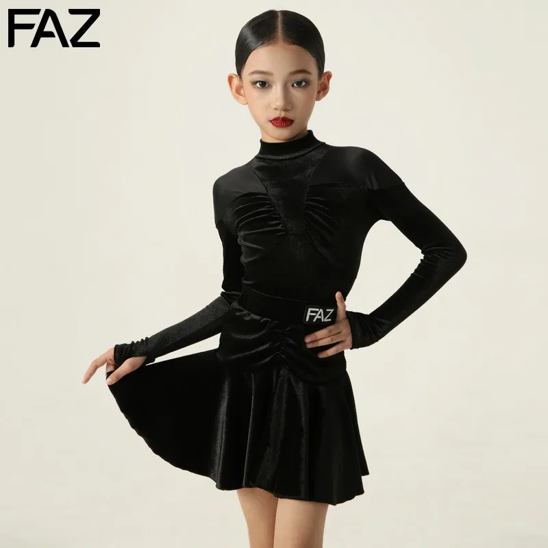 costumes-de-performance-personnalises-pour-enfants-influenceur-de-danse-haut-de-gamme-pour-filles-et-enfants-robe-de-danse-latine