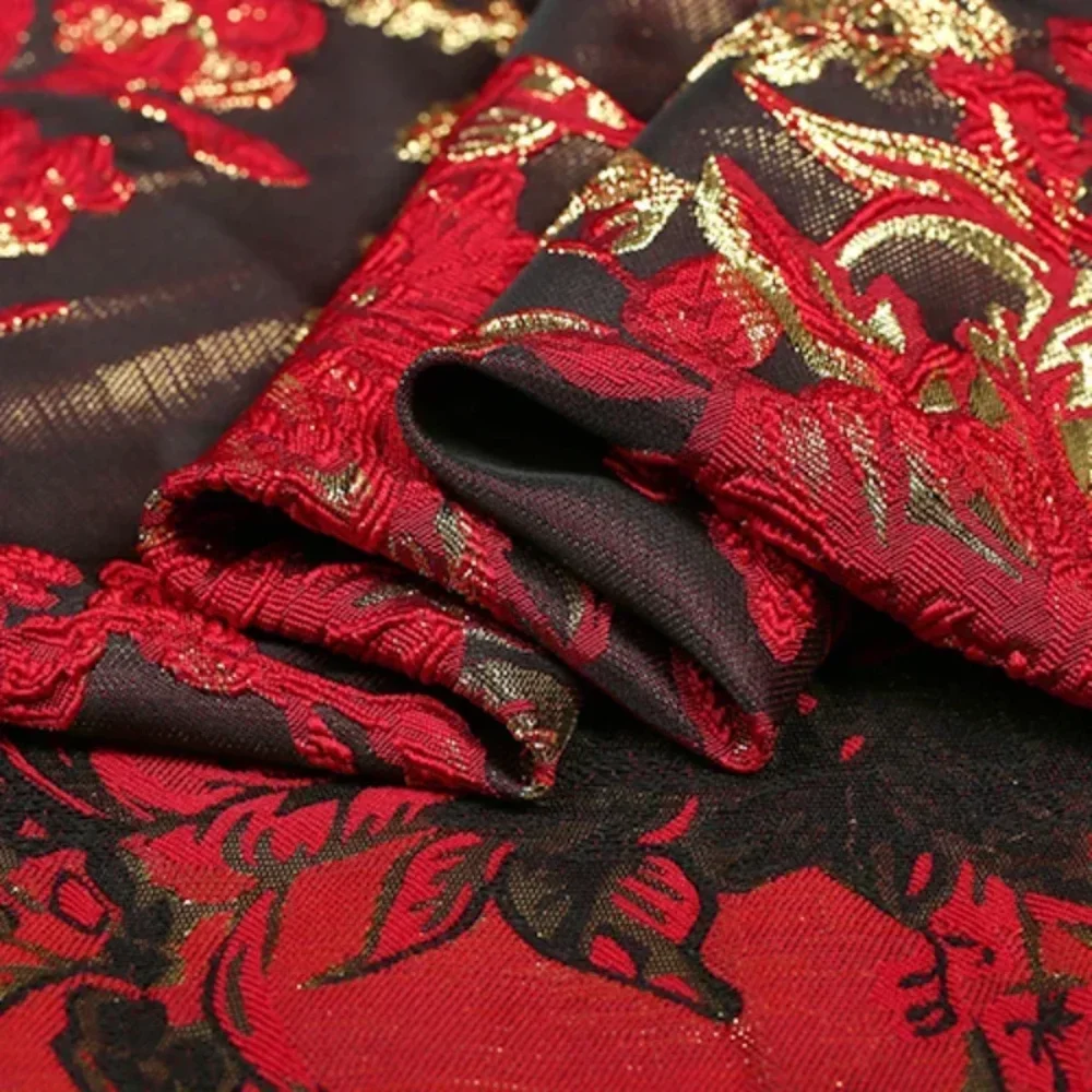 

Окрашенная в пряжу парчовая жаккардовая ткань, весенне-осеннее платье, ветровка, одежда, ткань, европейский бренд, модный дизайн, шитье, оптовая продажа