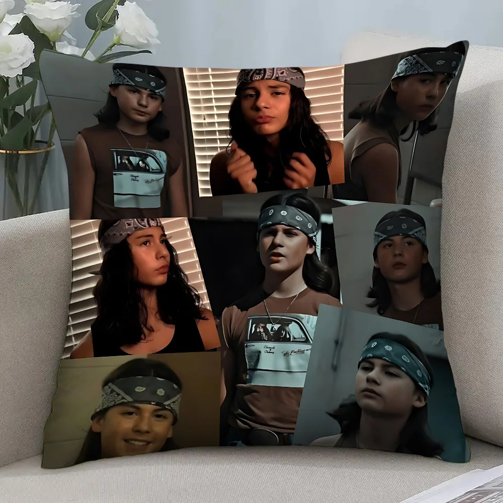 Actor Pillow Covers Cartoon Sofa Decorative Home Double-sided Printing Short Plush Cute Cushion M-Miguel M-Mora Cover