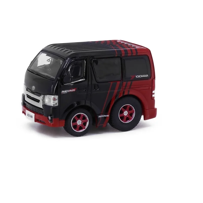 Tiny 1:64 Q Version Hia-ce Ad-van Alloy Simulation Model Car