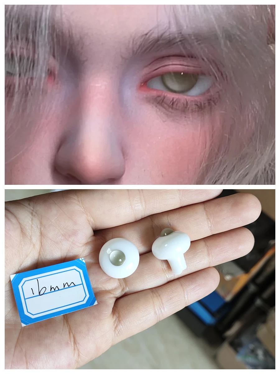 Doll accessories Articulated 10MM 12 14 16 18mm small iris 1/6 1/4 1/3 msd yosd sd bjd doll glass eyes eyeball xehfb239