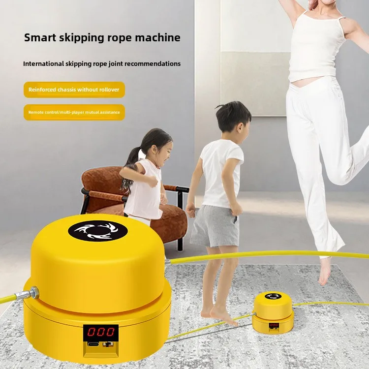 

Automatic Rope Skipping Machine Fitness Sports Children Multi Training Electronic Counting Remote Control Electric Rope Skipper